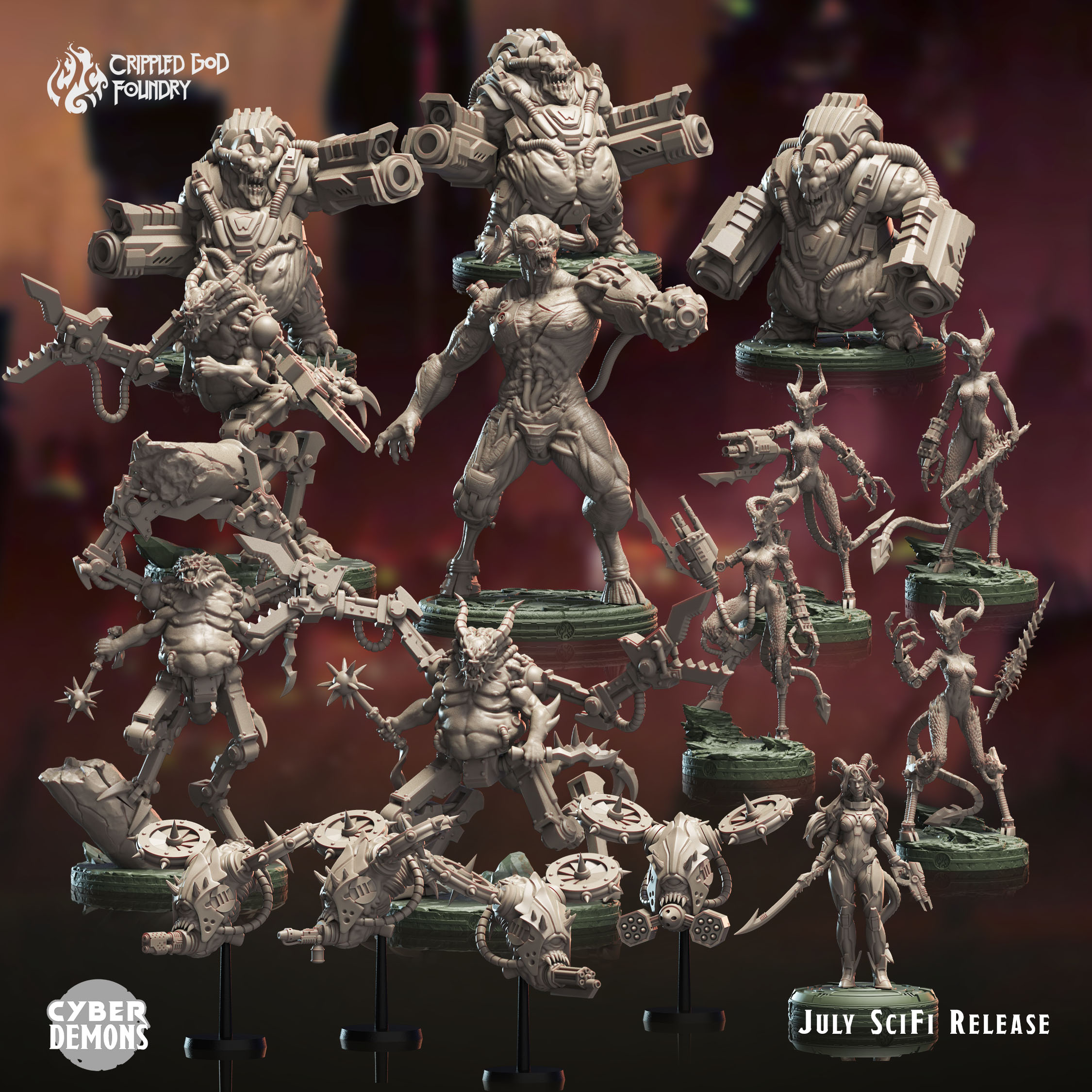Cyber Demons ~ July '24 Sci-Fi Bundle
